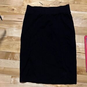 Zenana Black Stretchy Pencil Skirt Medium New without tags